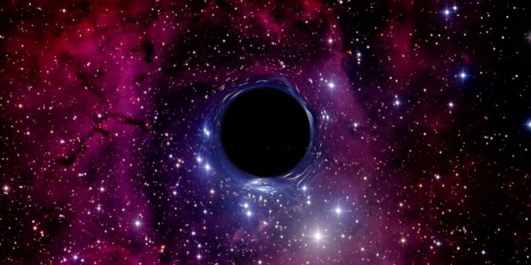 black hole in the centre of the Milky Way galaxy